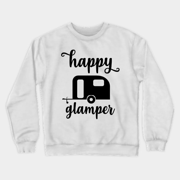 eriba happy glamper Crewneck Sweatshirt by Norzeatic